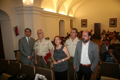 Autoridades, en la inauguracin del curso