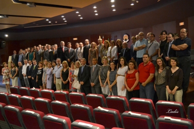 Foto de familia tras la ceremonia