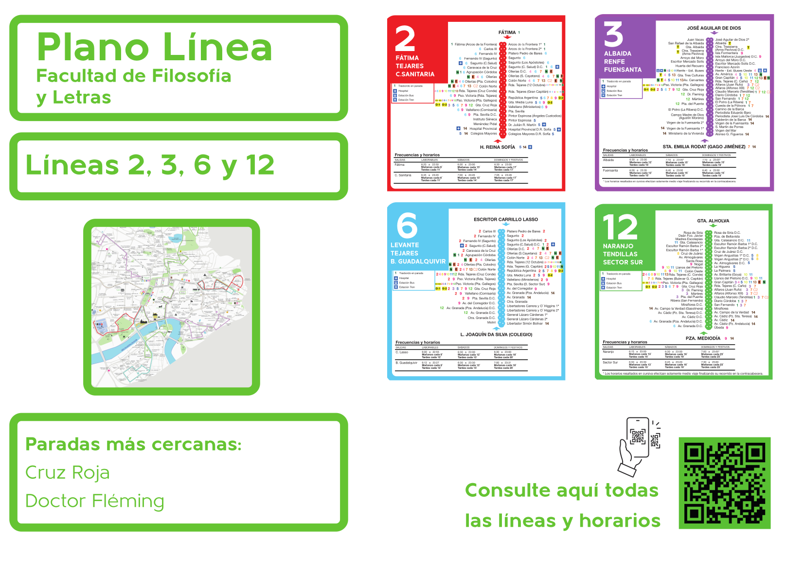 Plano línea FACULTAD FILOSOFÍA Y LETRAS