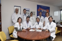 En la foto, los investigadores que han realizado el ensayo clnico