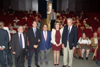 Autoridades en la inauguracin del curso acadmico de la Ctedra Intergeneracional