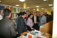 Un momento de la inauguracin de la biblioteca